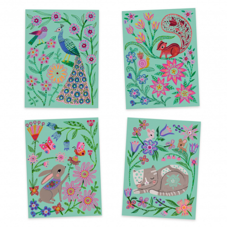 Joc creativ de razuit Animale din gradina [4]