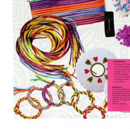 Joc creativ pentru fetite- Bratari  colorate impletite [3]