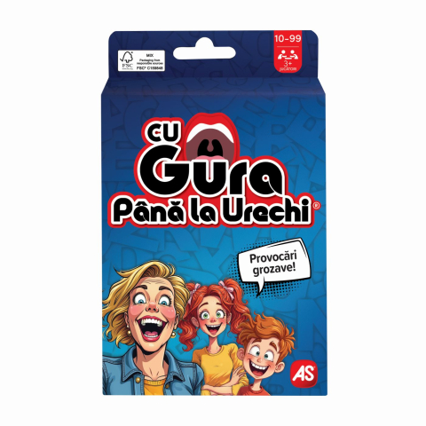 Jocuri si Jucarii Educative - JOC CU GURA PANA LA URECHI IN LIMBA ROMANA