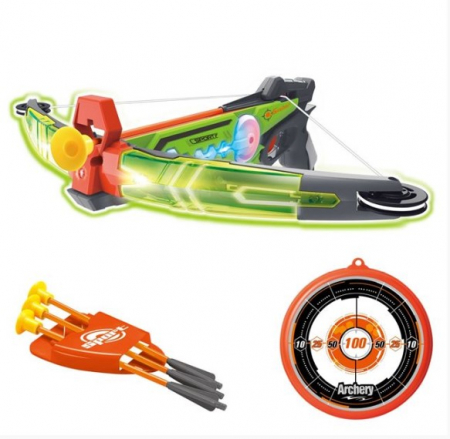 Jocuri si articole copii - Joc de arc pentru baiat cu arbaleta si tinta