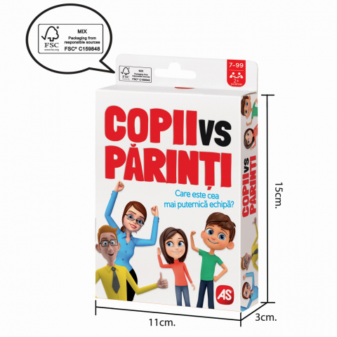 Joc de carti Copii Vs Parinti,+7 ani [3]