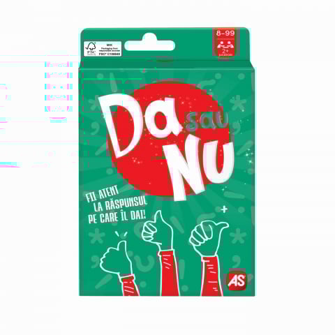 Jocuri si Jucarii Educative - Joc de carti Da sau Nu,+8 ani