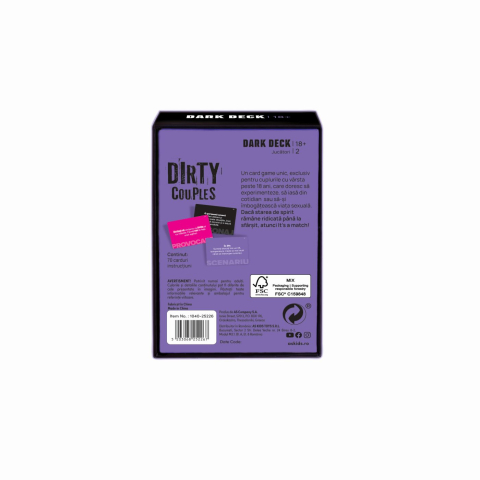 JOC DE CARTI DARK DECK DIRTY COUPLES IN LIMBA ROMANA [3]