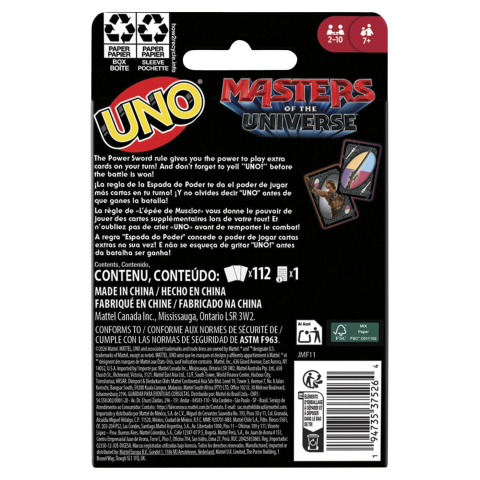 JOC DE CARTI UNO MASTERS OF THE UNIVERSE IN LIMBA ENGLEZA [4]