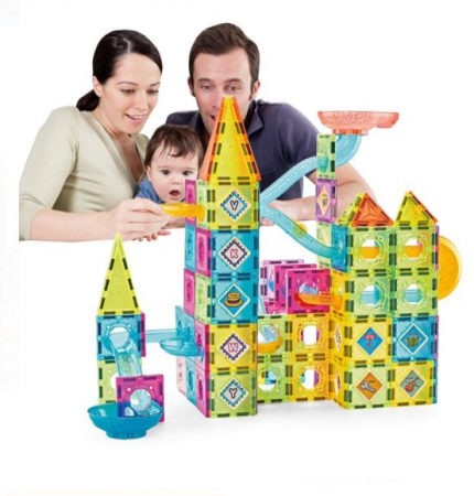 Joc de constructie magnetic-139 piese [1]