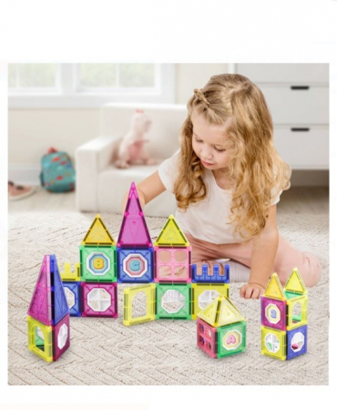 Joc de constructie magnetic-34 piese [1]