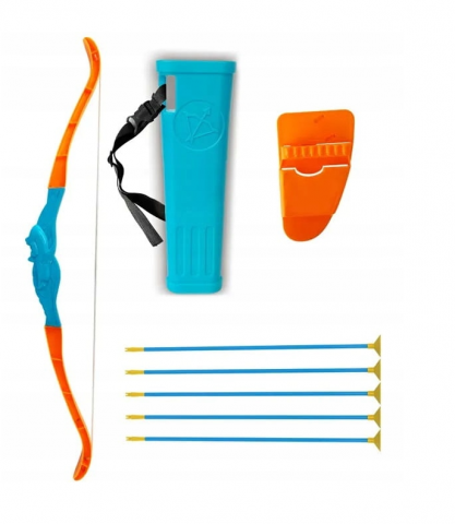 Joc de indemanare arc cu sageti si suport,plastic, 60 cm [1]