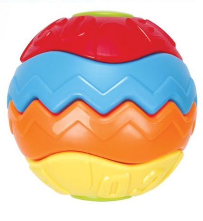 Jucarii de sortat si motricitate - Joc de Îndemânare pentru Bebeluși - Minge Puzzle, 9 cm