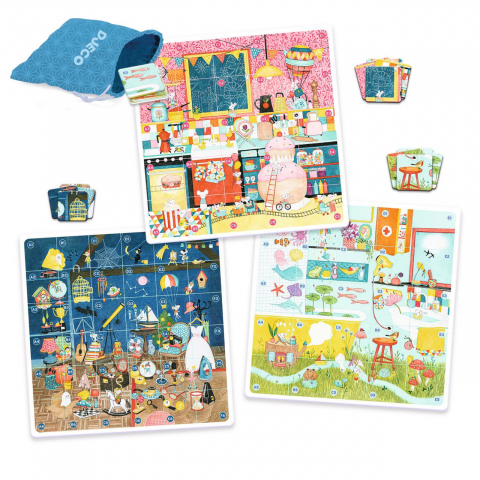 Joc de observatie si comunicare Katudi acasa, Djeco [1]