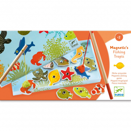 Joc de Pescuit Magnetic Pești Tropicali Djeco  [3]