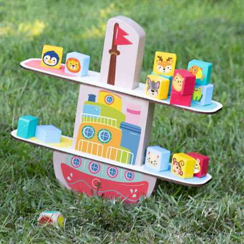 Joc de petrecere - Barca de echilibru cu accesorii incluse [2]