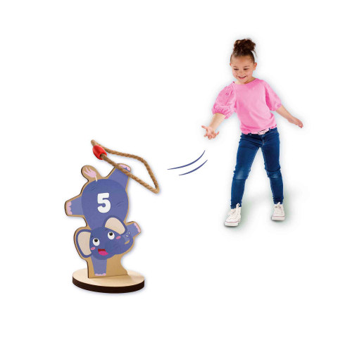 Joc de petrecere - Ring toss cu 5 figurine animale, +4 ani [3]