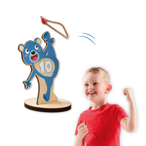 Joc de petrecere - Ring toss cu 5 figurine animale, +4 ani [4]