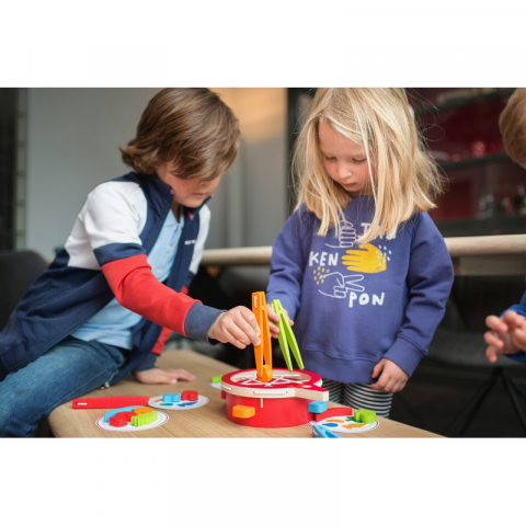 Joc de precizie cu legume Veggie din lemn,+4 ani [4]