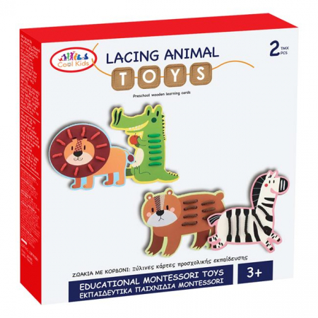 Jocuri si articole copii - Joc de snuruit Animalute din jungla