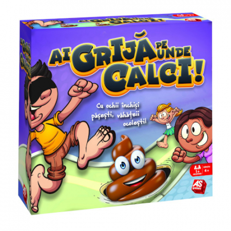 Jocuri si Jucarii Educative - Joc de societate Ai grija pe unde calci