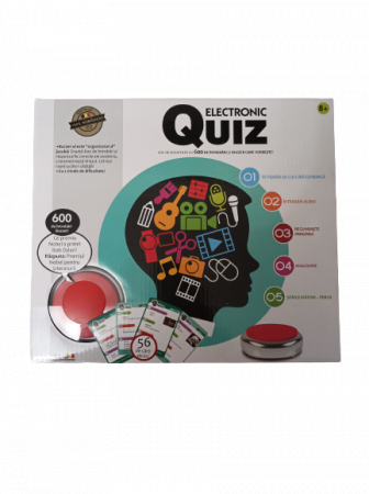 Jocuri si articole copii - Joc de societate de cultura generala Quiz Electronic 600 Intrebari