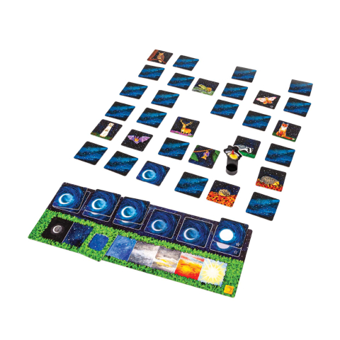 Joc de societate de memorie - Animale nocturne (Nocturnally), +6 ani [1]