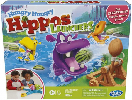 Jocuri si Jucarii Educative - Joc de societate Hungry Hungry Hippos Launchers