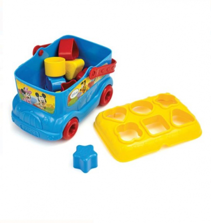 Joc de sortat-Autobuzul Mickey Mouse cu forme [1]
