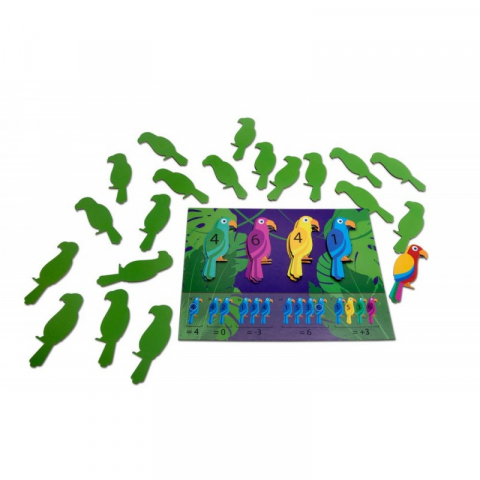 Joc de strategie Papagali Colorati,lemn,+8 ani [1]
