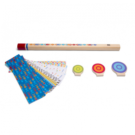 Jucării exterior pentru copii - Joc de Suflat cu Sageti - Blow Darts, +4 Ani
