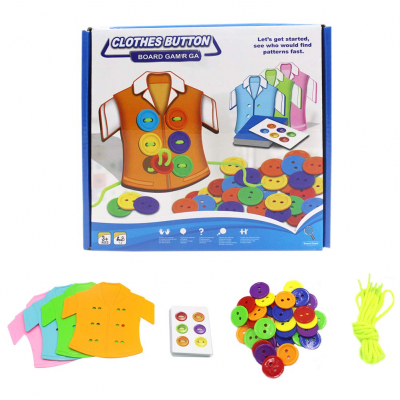 Joc din lemn cu nasturi si camasa [1]