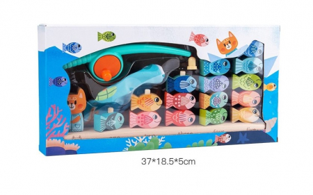 Joc din lemn  de indemanare O zi la pescuit [7]