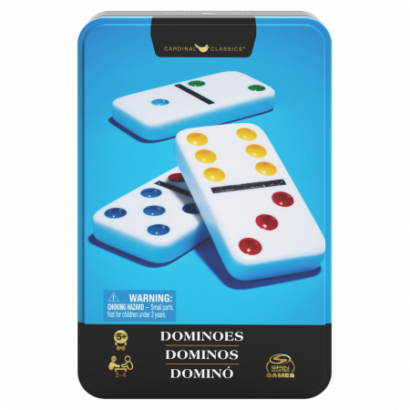 Jocuri si jucarii educative - Joc Domino în Cutie de Metal