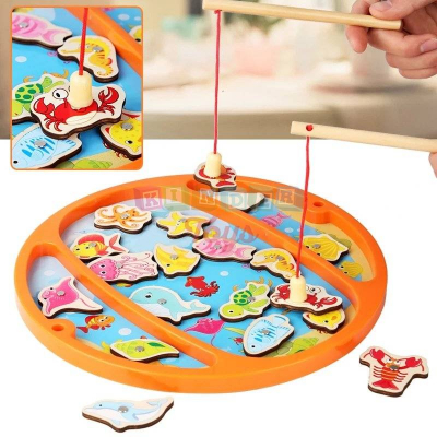 Joc educativ 3 in 1 de pescuit magnetic [4]