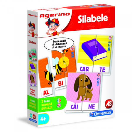 Jocuri si Jucarii Educative - Joc Educativ "Agerino Silabele" - Învață Silabisirea !