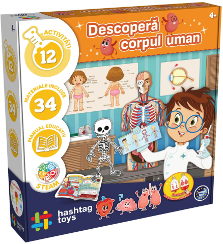 Jocuri si articole copii - JOC EDUCATIV DESCOPERA CORPUL UMAN