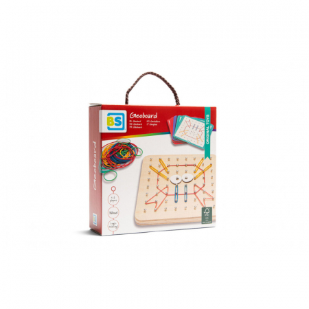 Joc educativ din lemn-Geoboard [5]