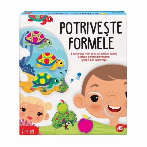 Jocuri si articole copii - JOC EDUCATIV POTRIVESTE FORMELE
