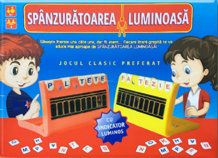 Jocuri si jucarii educative - Joc educativ-Spanzuratoarea Luminoasa