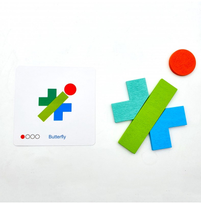 Joc interactiv de lemn multicolor - 21 piese [4]