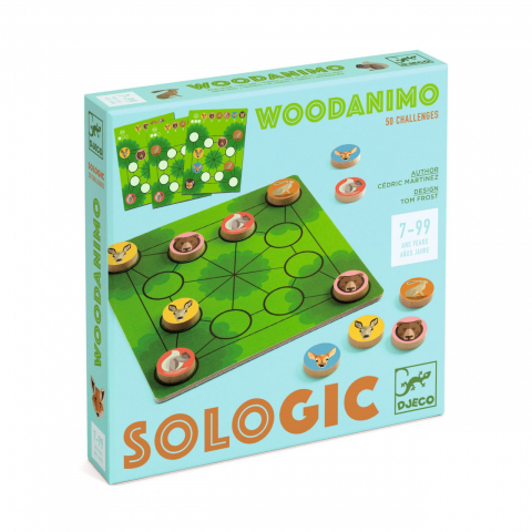 Jocuri si Jucarii Educative - Joc logic Woodanimo, Djeco