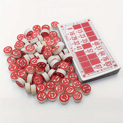 Joc Loto cu 90 piese lemn și 48 carduri,+6 ani [6]