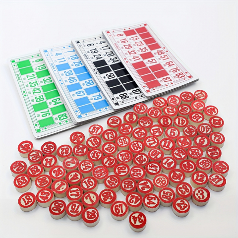 Joc Loto cu 90 piese lemn și 48 carduri,+6 ani [3]