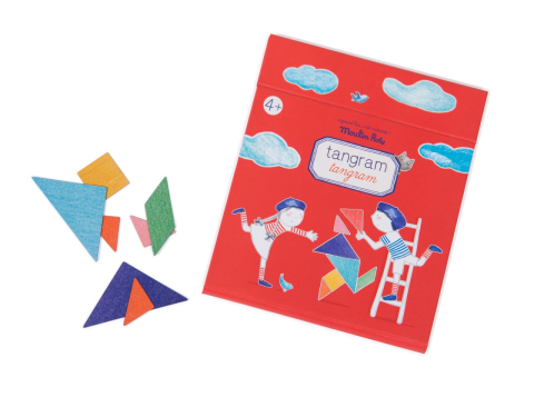 Joc magnetic educativ Tangram, Moulin Roty [3]