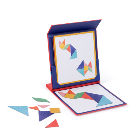 Joc magnetic educativ Tangram, Moulin Roty [2]
