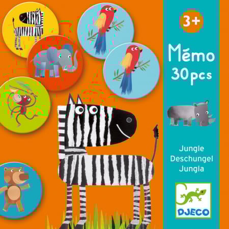 Djeco Animale din Junglă: Joc Memorie [0]