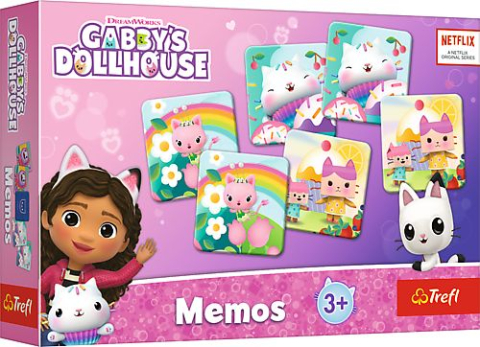 Jocuri si articole copii - JOC MEMOS GABBYS DOLLHOUSE