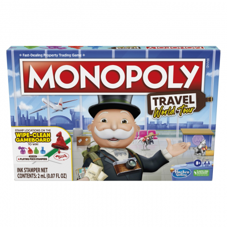 Jocuri si articole copii - Joc Monopoly - Călătorește în Jurul Lumii 