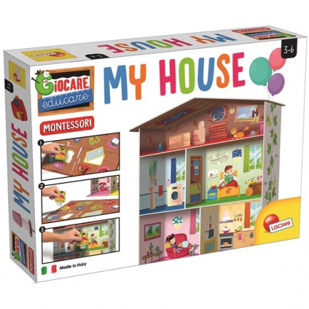 Jocuri si Jucarii Educative - Joc Montessori Maxi - Casuta mea