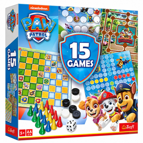 Jocuri si articole copii - JOC PATRULA CATELUSILOR JUNGLE PUPS SET 15 JOCURI