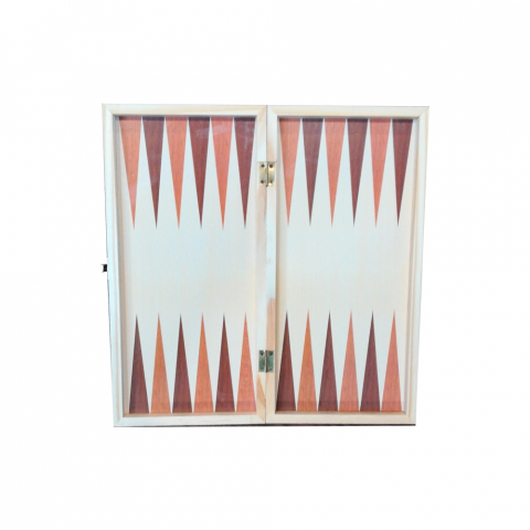 Joc societate 3 in 1 sah,table si dame, lemn,48x24x4 cm [2]