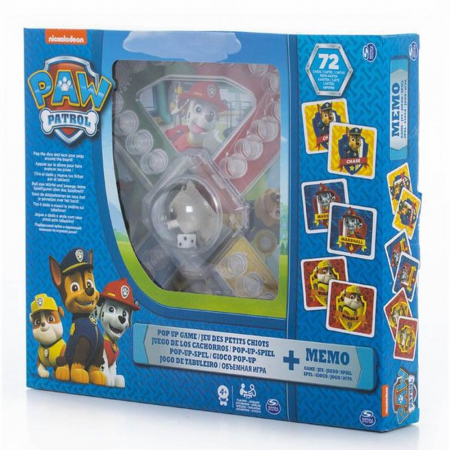Jocuri si articole copii - Jocul cu Zaruri și Memory Game Patrula Cățelușilor