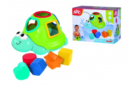 Jucărie Bebe Broscuță Plutitoare cu Forme și Cuburi [3]