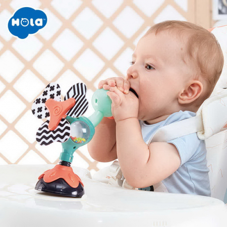 Jucărie Bebe cu Ventuză - Paun  [8]